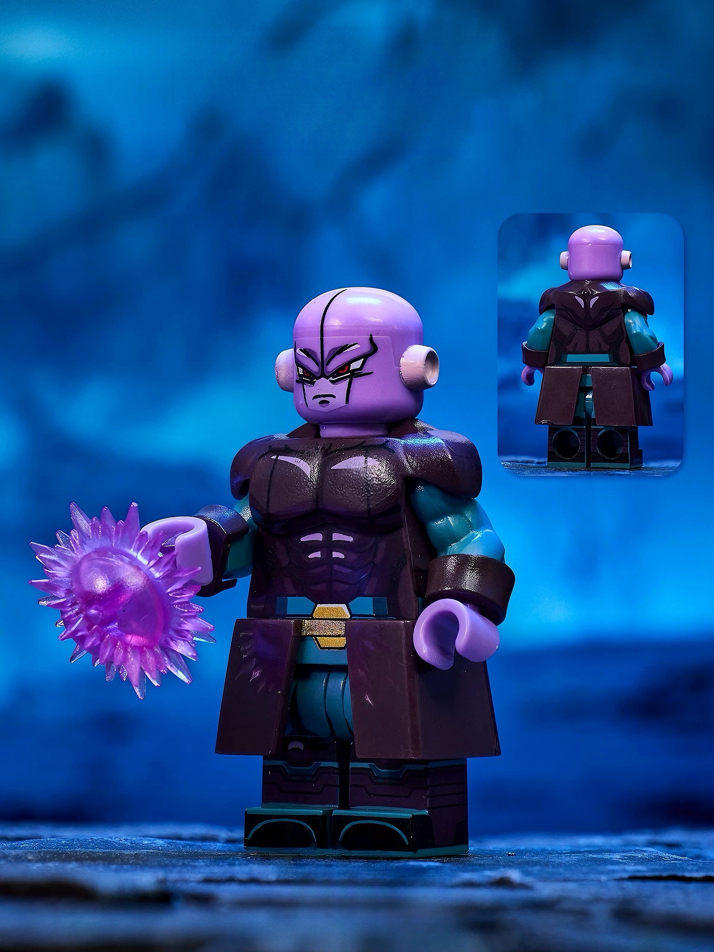 Red-Hair Orange-Gi Energy Fighter Minifigure – Mass Production Version