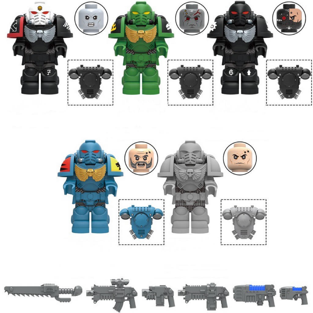 Warhammer 40,000 Astartes Minifigure Set B