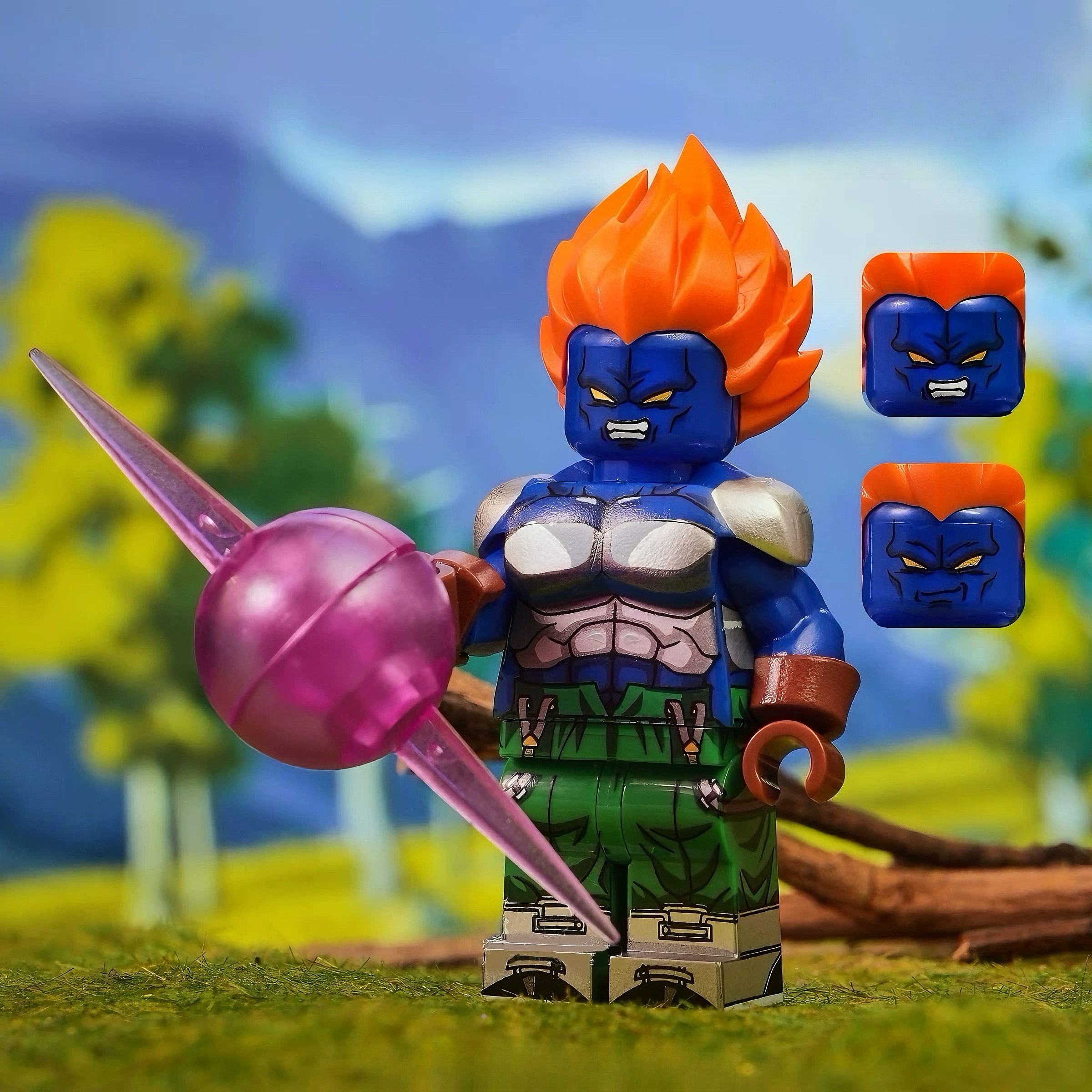 Cold-Hearted Android Warrior Building Block Figure Mass Production Version