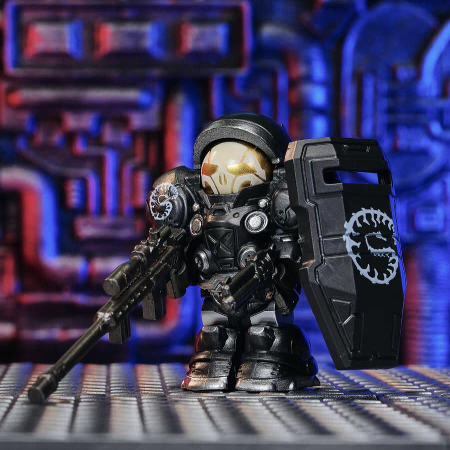 Terran Marine Gunner Minifigure – Mass Production Version