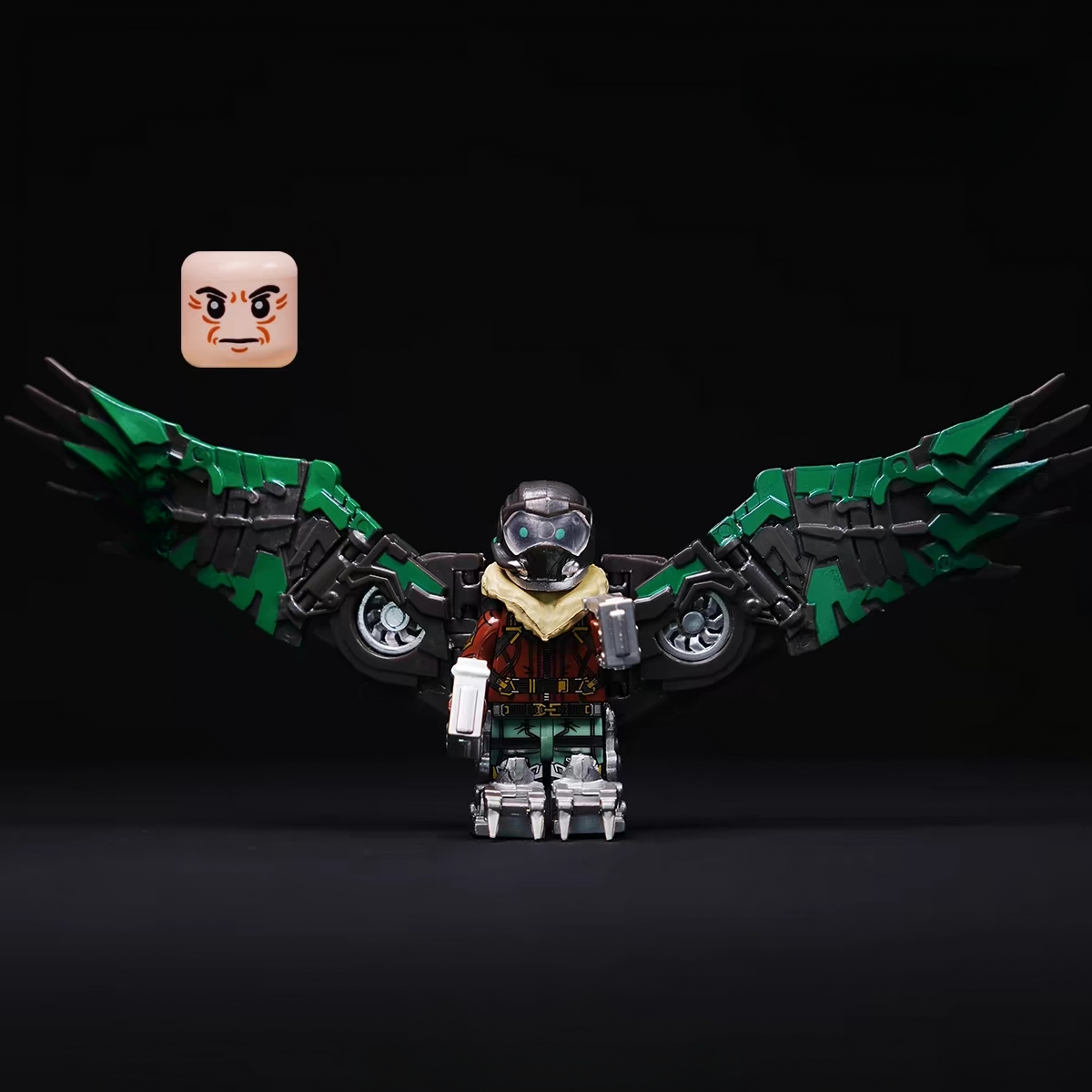 Green-Winged Flight Armor Villain Mass Production Version