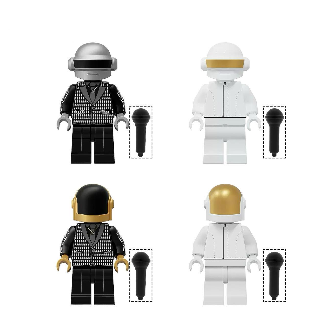 Daft Punk Custom Minifigure Set