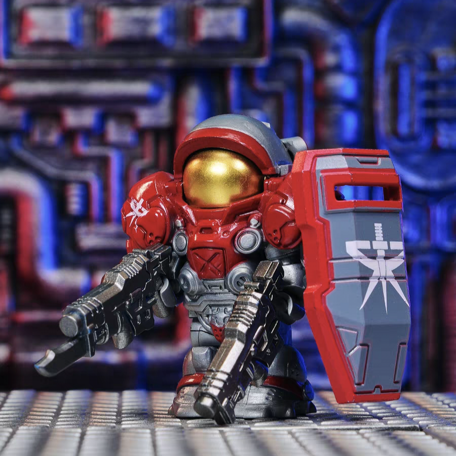 Terran Marine Gunner Minifigure – Mass Production Version