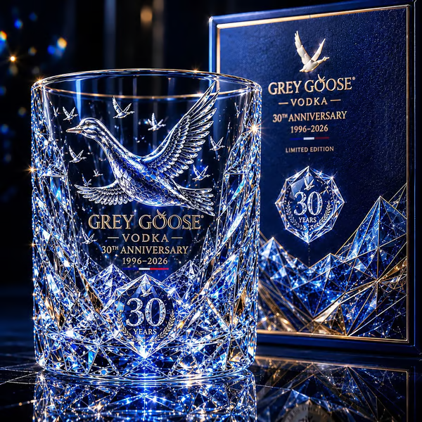 Grey Goose 30 Years Crystal Tumbler