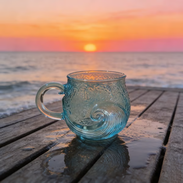 🌊Sea Wave Mug: Your Daily Escape – Calm Coastal Vibes in Every Cup of Tea/Coffee