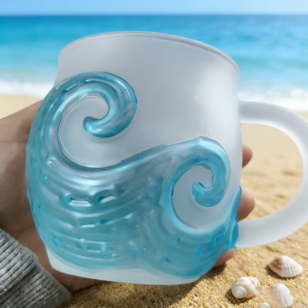 🌊Sea Wave Mug: Your Daily Escape – Calm Coastal Vibes in Every Cup of Tea/Coffee