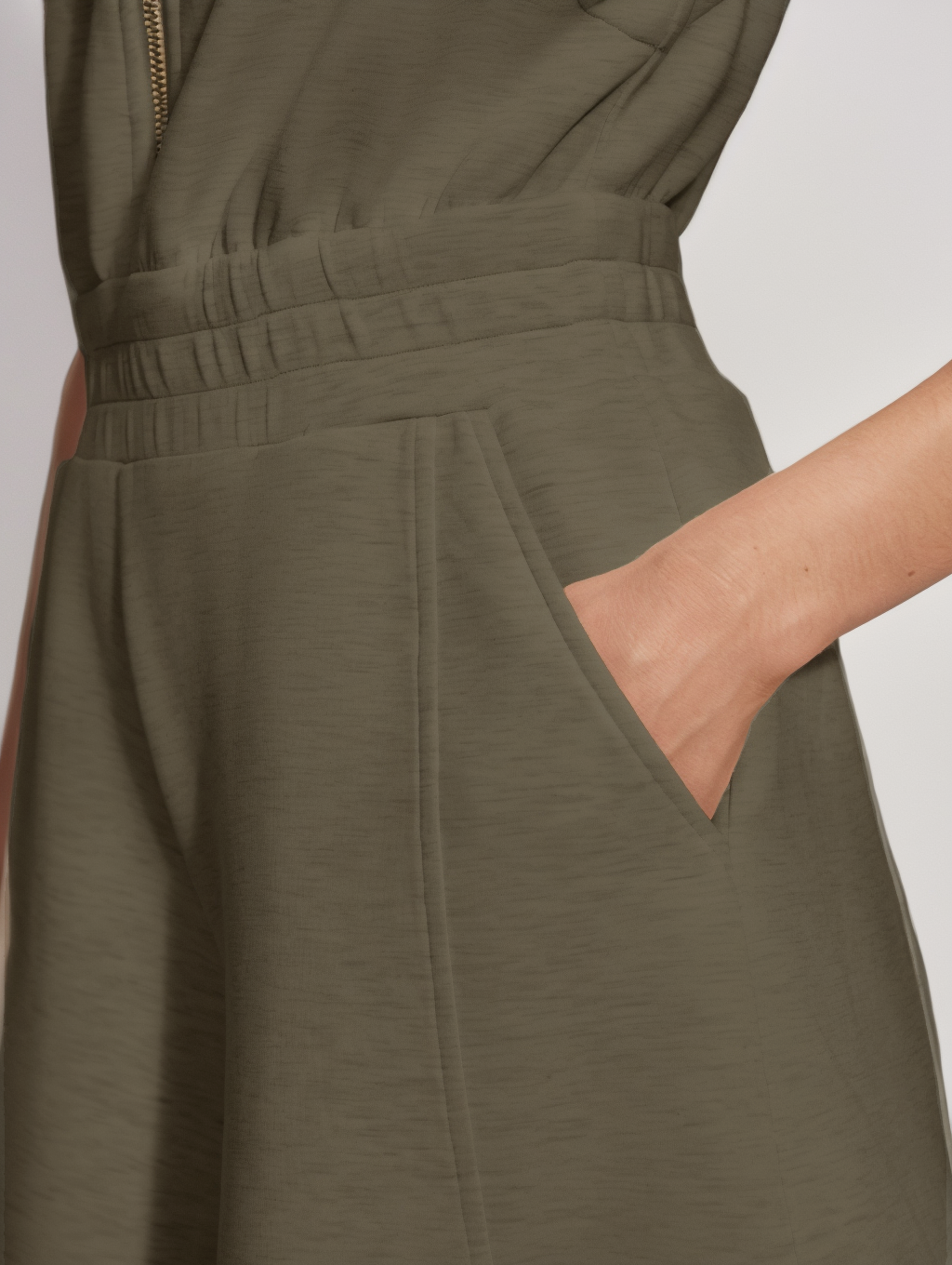 Air Essentials Zip Romper (Buy 2 Free Shipping)