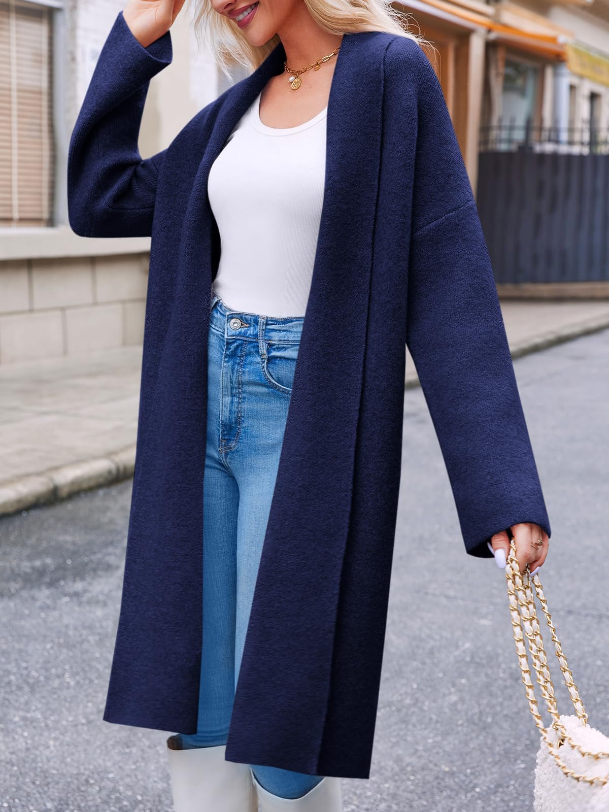 Longline Cardigan Sweater