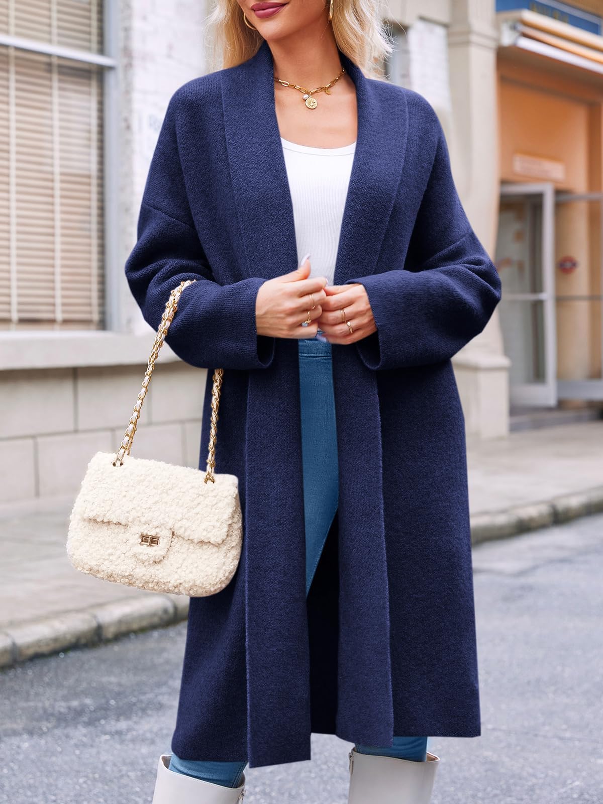 Longline Cardigan Sweater