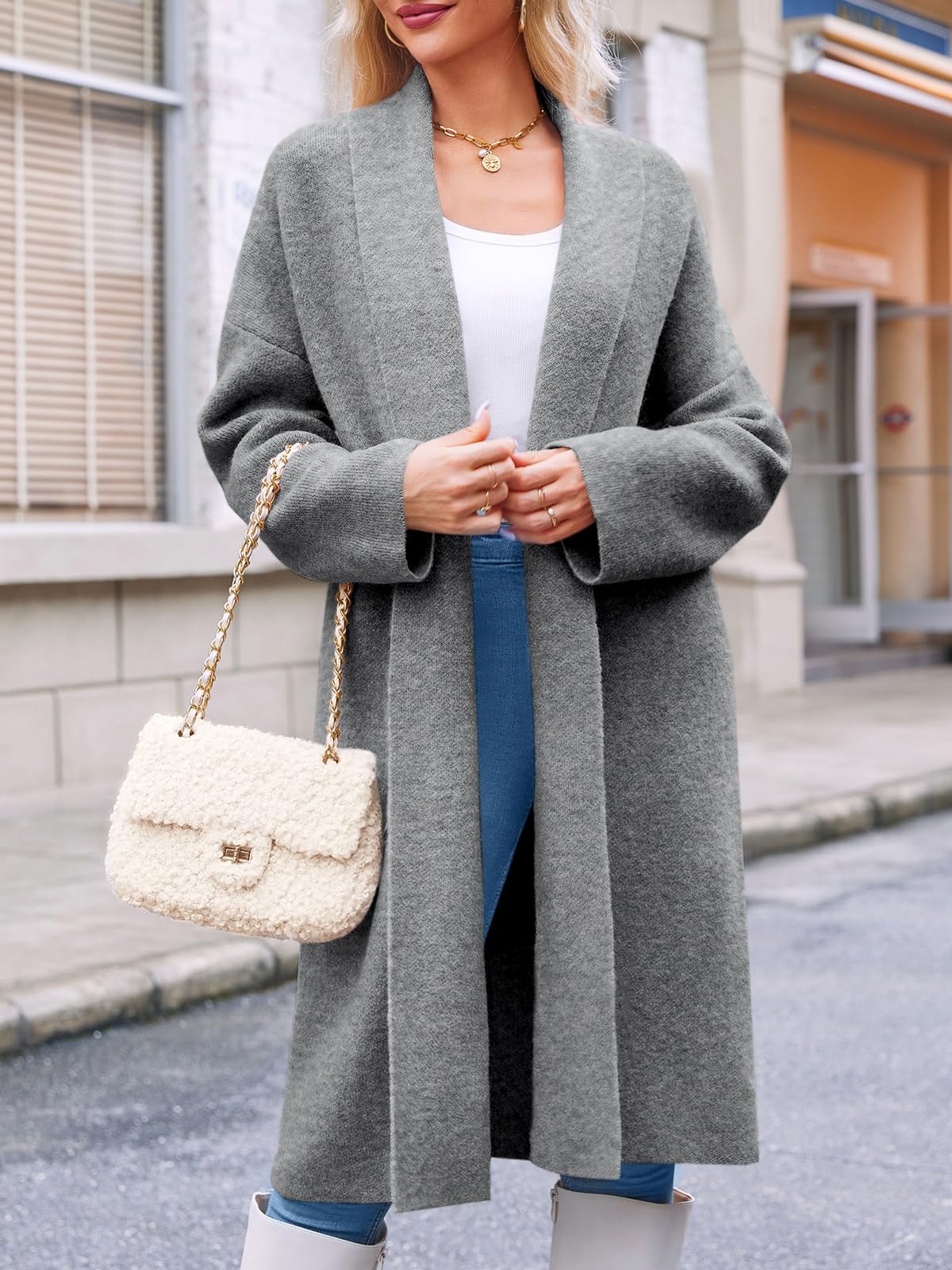 Longline Cardigan Sweater