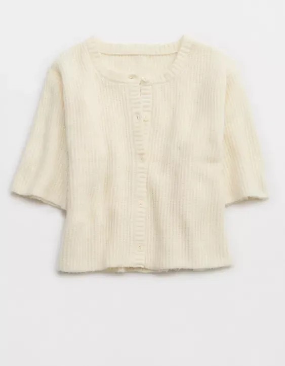 Unreal Short Sleeve Cardigan (Buy 2 Free Shipping)