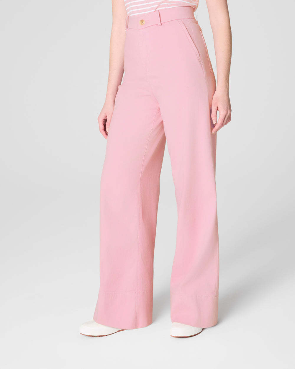 Stretch Twill Wide Leg Pant(Buy 2 Free Shipping)