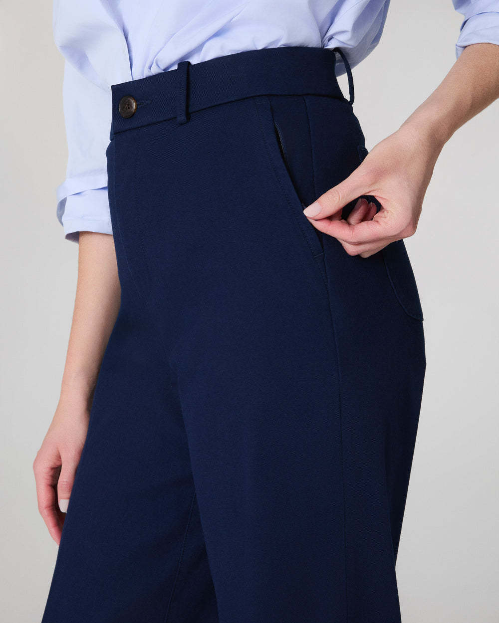 Stretch Twill Wide Leg Pant(Buy 2 Free Shipping)
