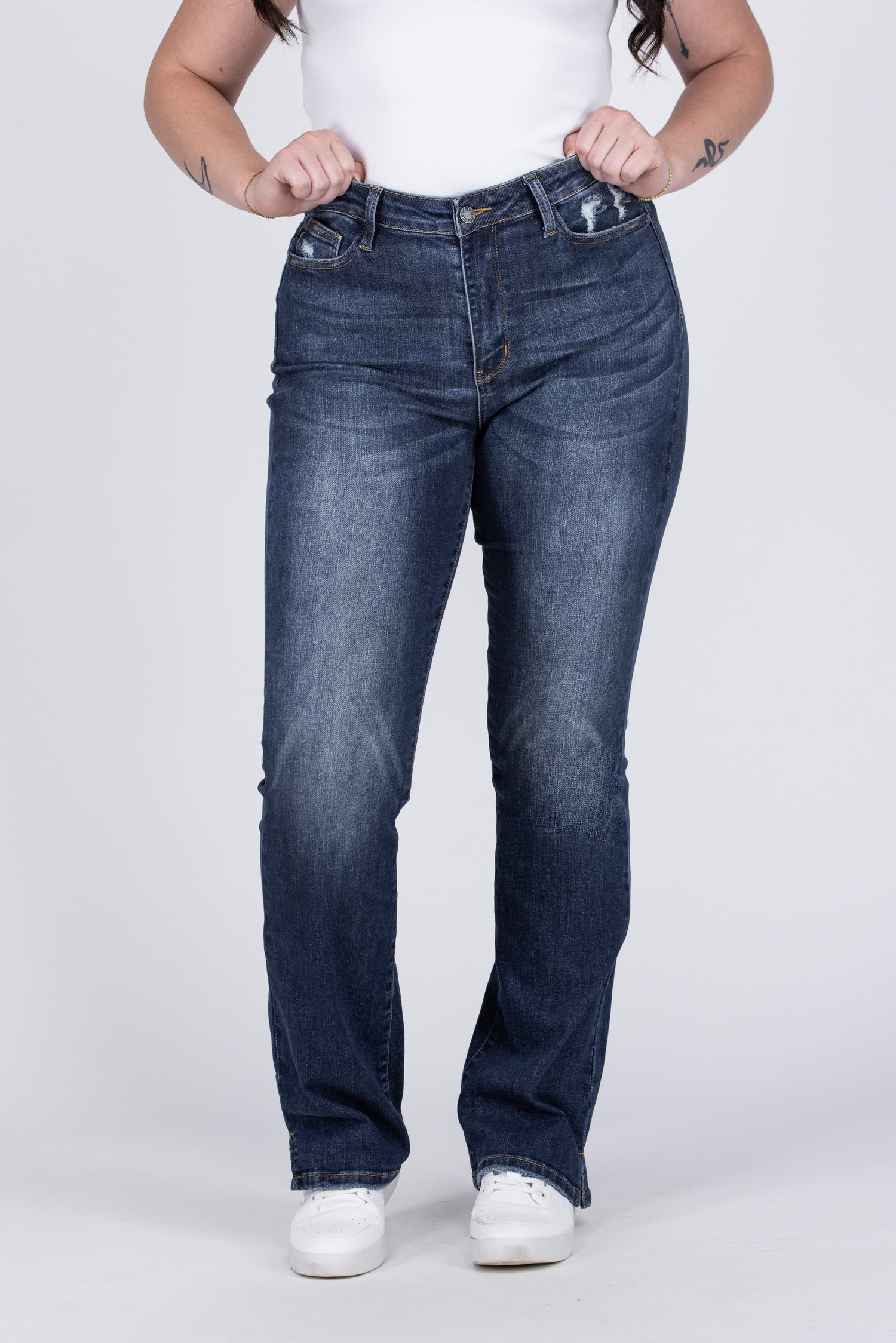 3 Length Tummy Control Slim Bootcut Jeans (Buy 2 Free Shipping)