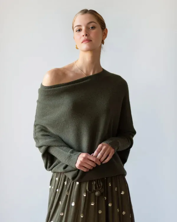 Asymmetric Draped Jumper (Buy 2 Free Shipping)