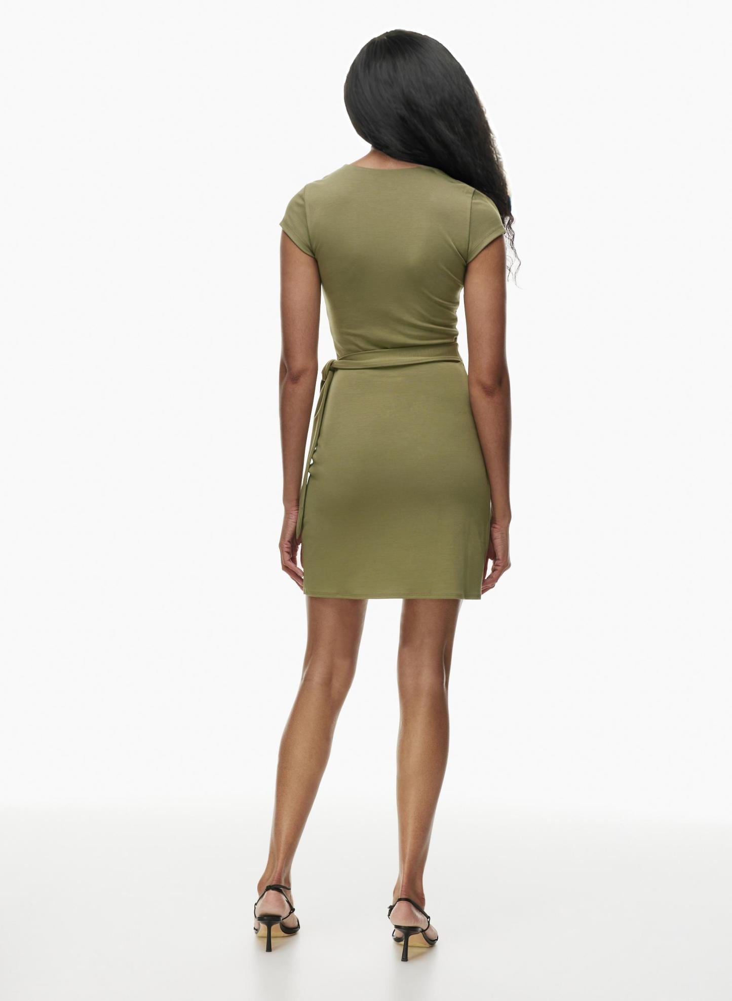 Shaping Wrap Mini Dress (Buy 2 Free Shipping)