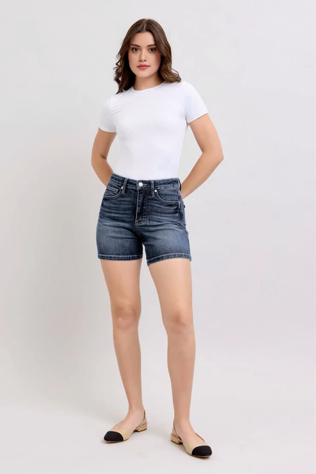 Tummy Control Mid-Rise Classic Shorts (Buy 2 Free Shipping)