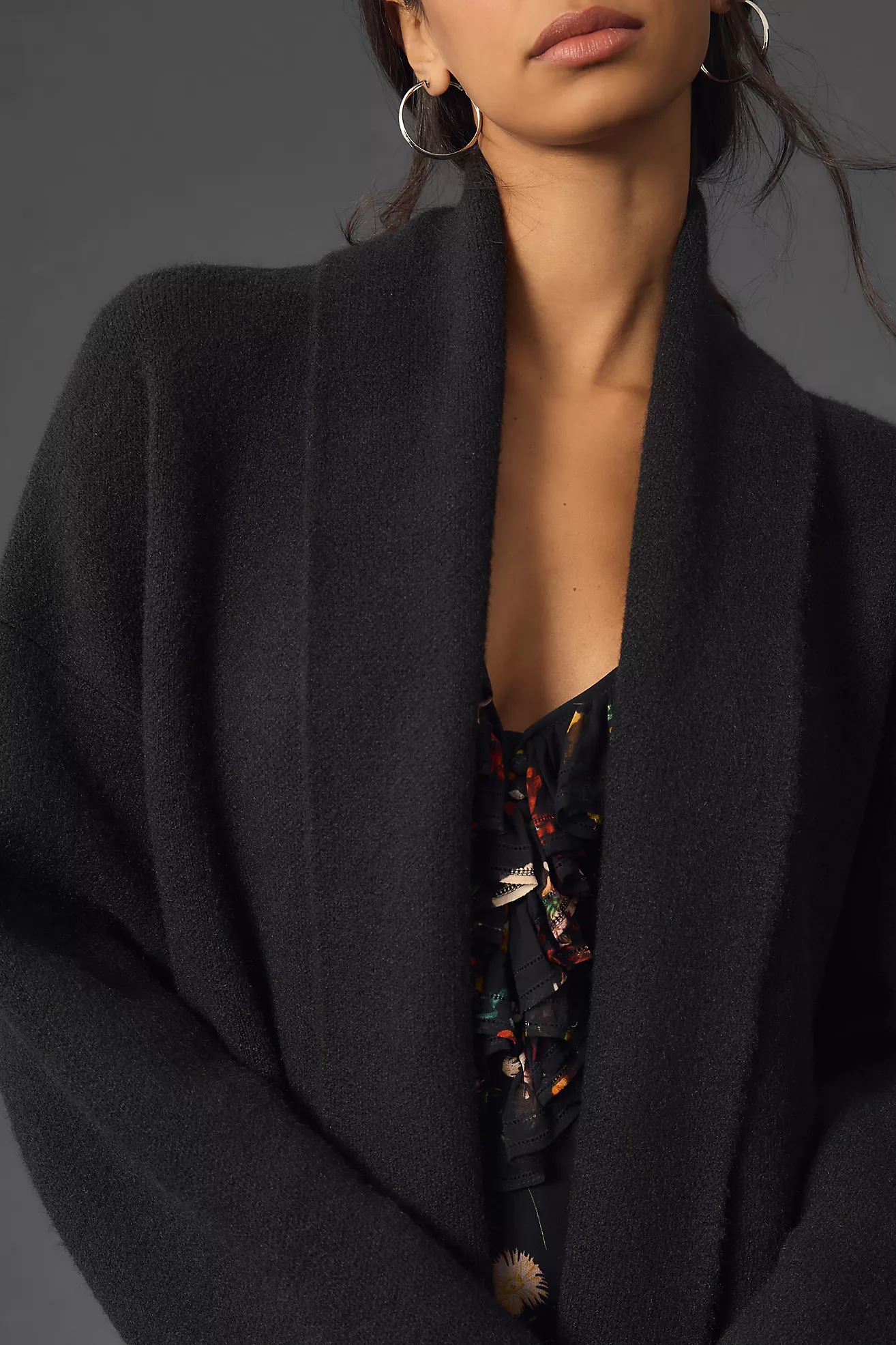 Longline Cardigan Sweater