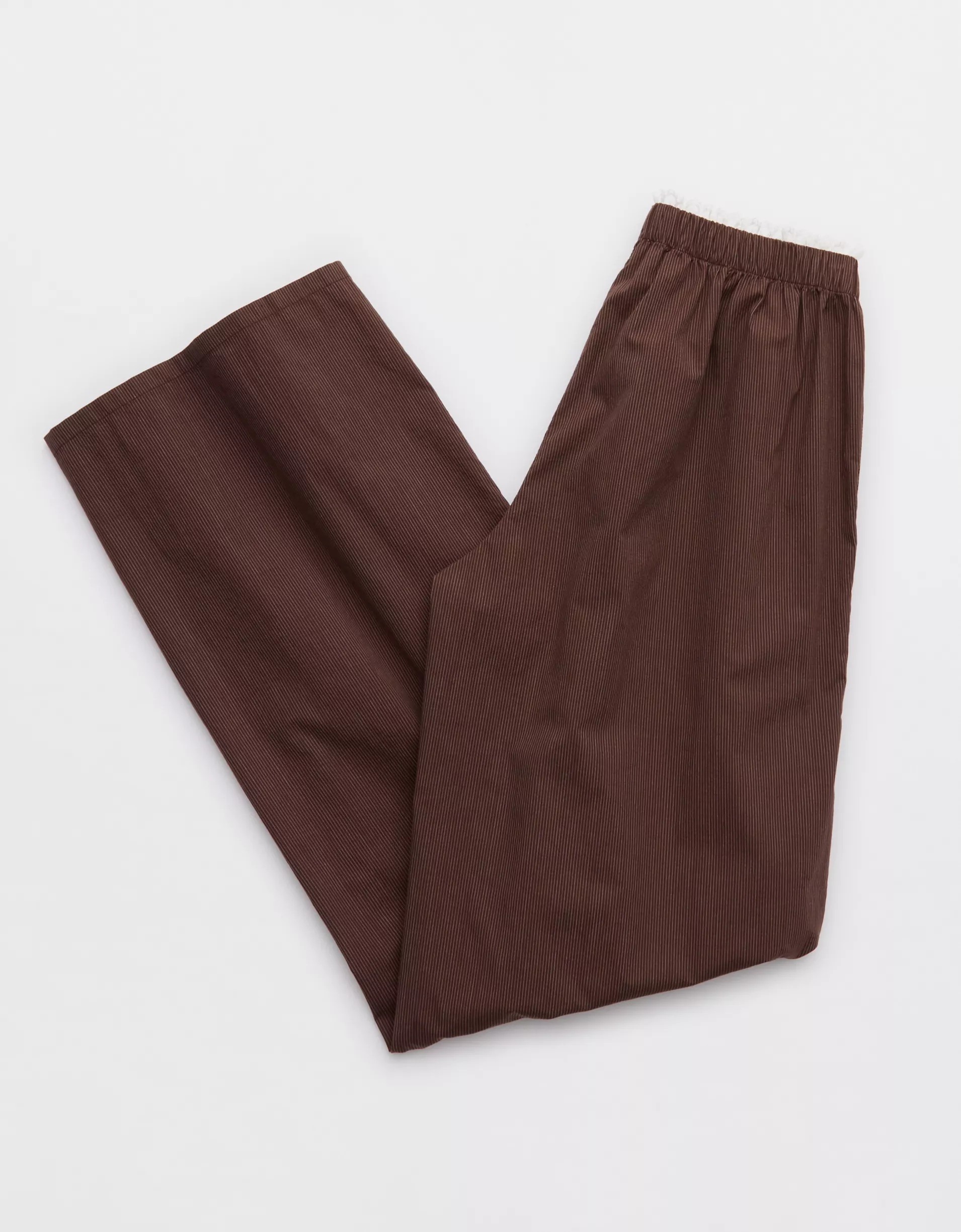 Off-Duty Wide Leg Poplin Trouser PJ(Buy 2 Free Shipping)