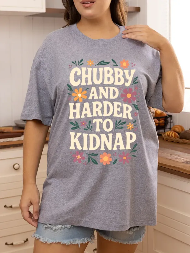 Vintage Chubby Girls Cuddle Better Oversize Graphic Tee