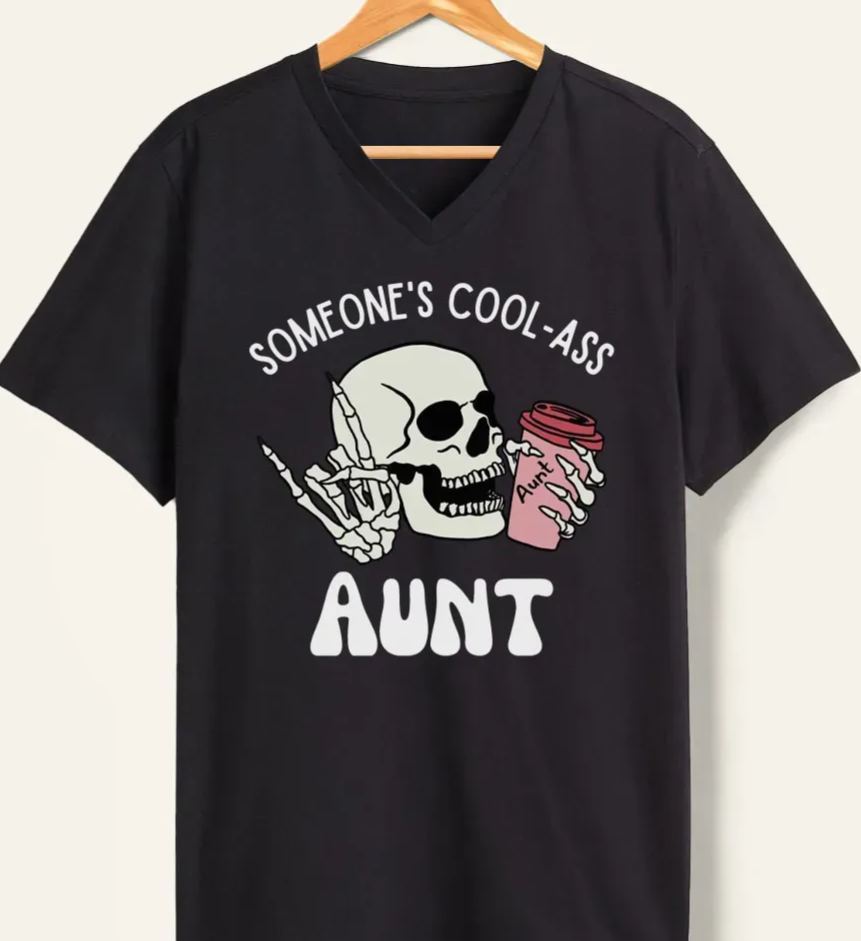 Vintage Someone's Cool Ass Aunt V-Neck Tee