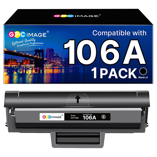 106A Toner Cartridge Compatible for HP 106A Black Toner Cartridge for HP Laserjet Pro 107A 107R 107W Laserjet Pro MFP 135A 135R 135W 137FNW 135WG 137FWG (Black, 1-Pack)
