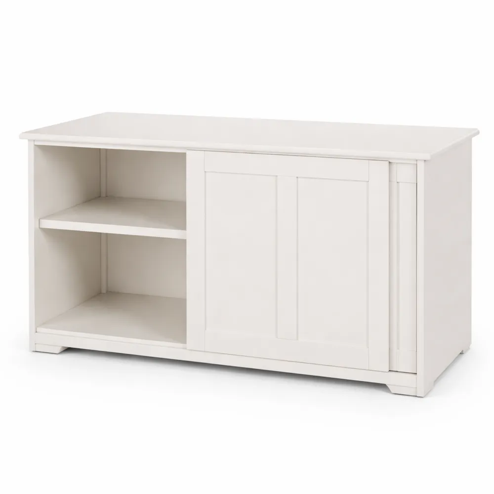 Armadietto da Cucina con Ante Scorrevoli 106,5x33x60 cm Crema