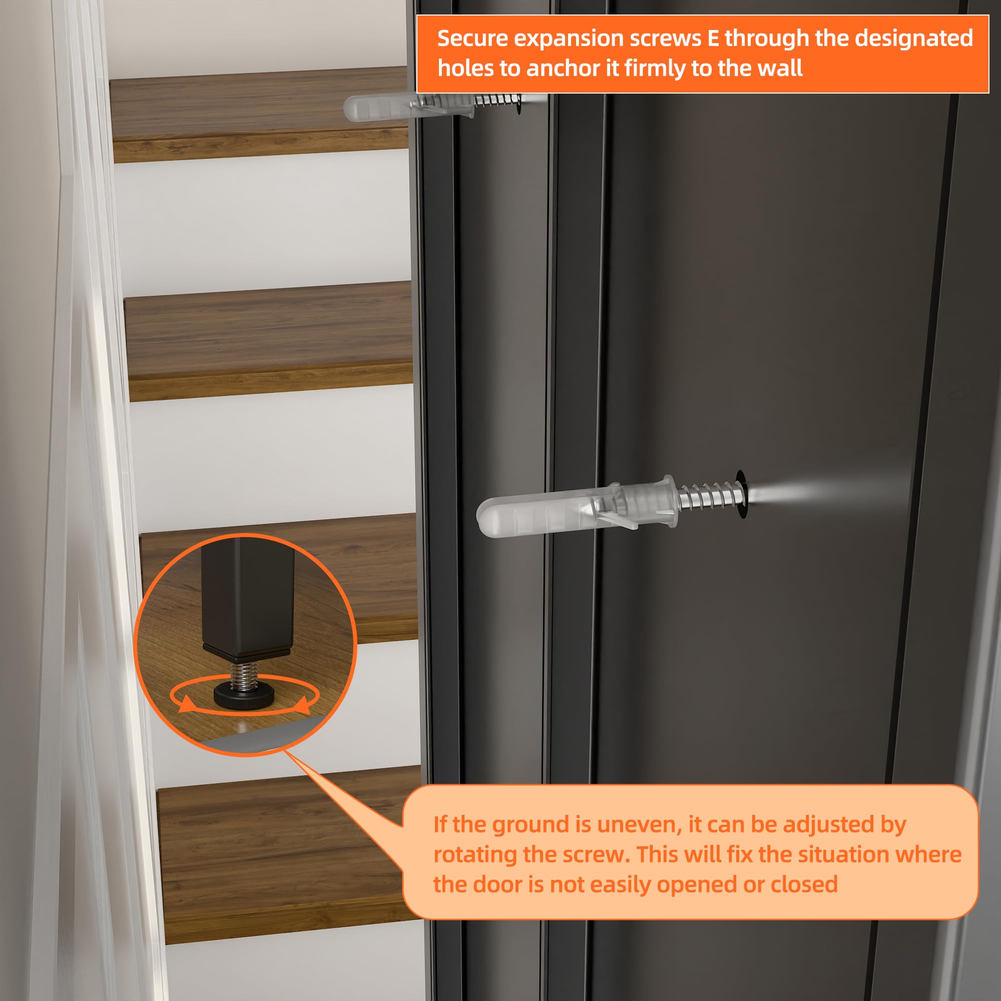 Sports Equipment Storage Lockerwith Lock Door and Hooks