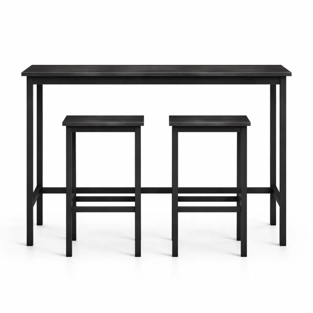 Set Tavolo Alto con Sgabelli Salvaspazio per Cucina e Taverna-Loftxel