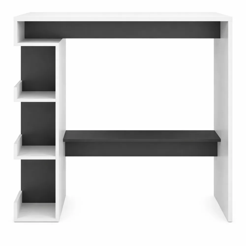 Tavolo da Bar Alto Bianco 108x50 cm-Loftxel