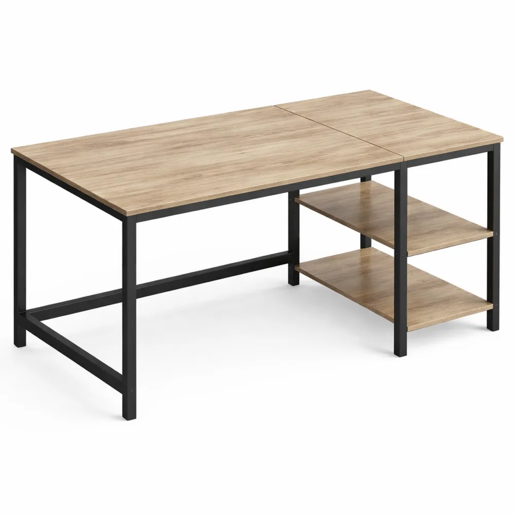 Scrivania da Computer Moderna 120x60x76 cm per Ufficio e Casa