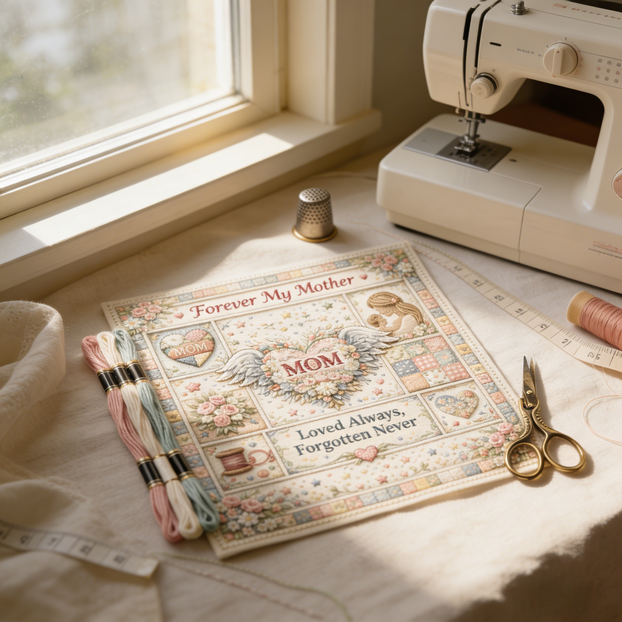 💖Last Day 60% OFF - Best Mom Ever Stamped Cross Stitch Kit