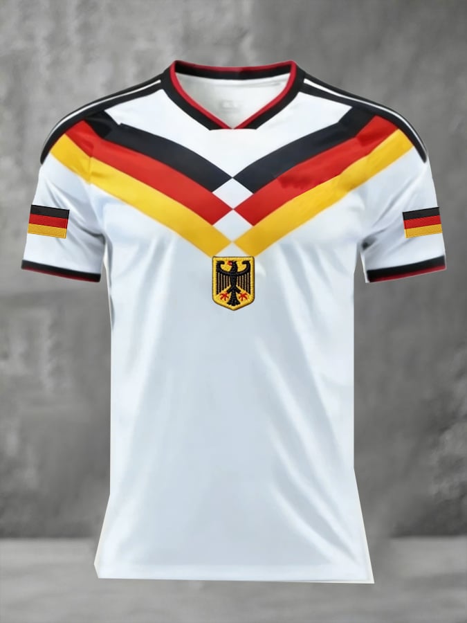Men's Germany Soccer Print T-Shirt