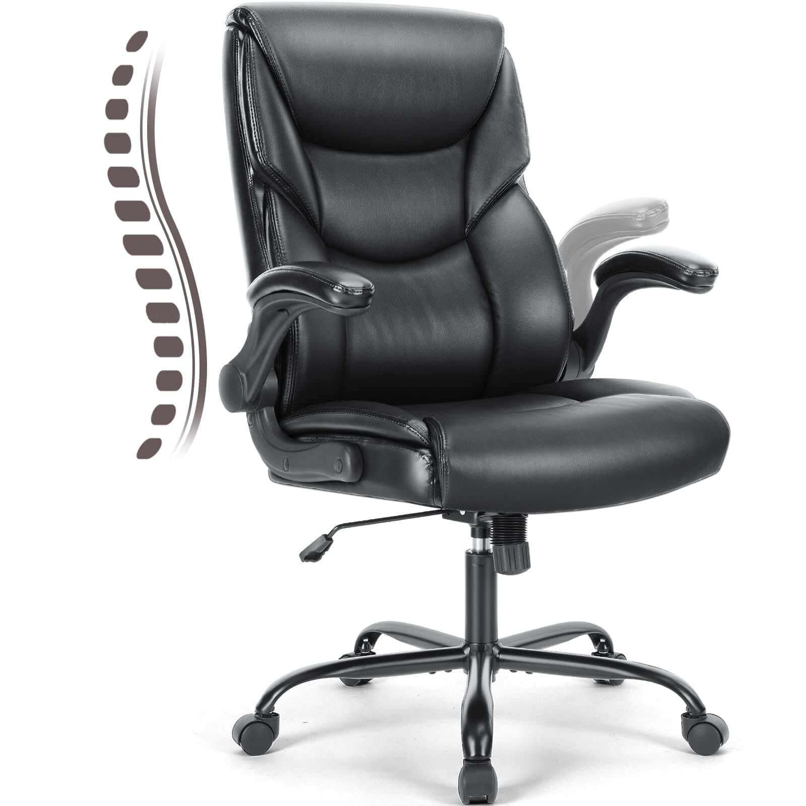 Big and Tall Office High Back Ergonomic Executive Desk Extra Wide Seat