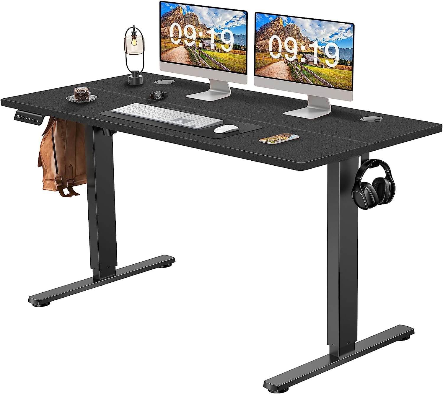 Electric Height Adjustable Standing Desk,Sit to Stand Ergonomic Computer Desk