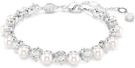Swarovski Matrix Collection - Bracelet femme plaqué rhodium avec cristaux et zirconia cubique-Matiiloft