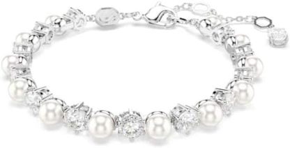 Swarovski Matrix Collection - Bracelet femme plaqué rhodium avec cristaux et zirconia cubique-Matiiloft