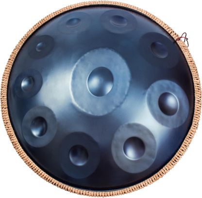 ANTETOK Handpan Drum 22 Pouces - Ré Mineur 10 Notes - Acier Alliée Bleu - Sac de Transport et Support-Matiiloft