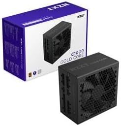 NZXT C1000 Gold Core - Alimentation ATX 3 1 1000 watts - Modulaire PCIe 5 1 - Ventilateur Zero RPM noir-Matiiloft