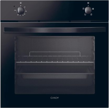 Four Encastrable Candy FIDC N100 Noir - Four Électrique 70 L Émail Lisse avec 3 Modes de Cuisson-Matiiloft