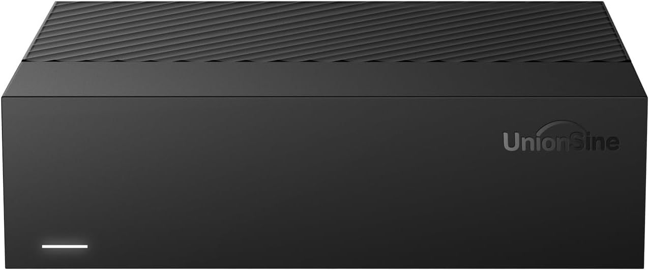 UnionSine 14 To - Disque dur externe HDD USB 3 point 0 3,5 pouces - Compatible PC Mac Xbox PS4 TV et ordinateur portable noir-Matiiloft