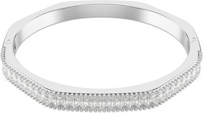 Swarovski Matrix Collection Bangle - Bracelet jonc femme plaqué rhodium avec zirconia cubique-Matiiloft
