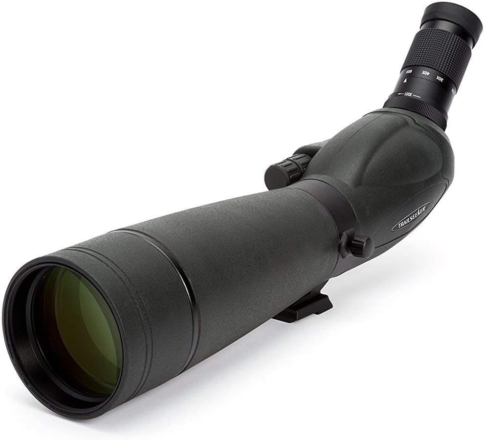 Longue vue Celestron TrailSeeker 80 mm coudée - Support trépied rotatif - Mise au point manuelle-Matiiloft
