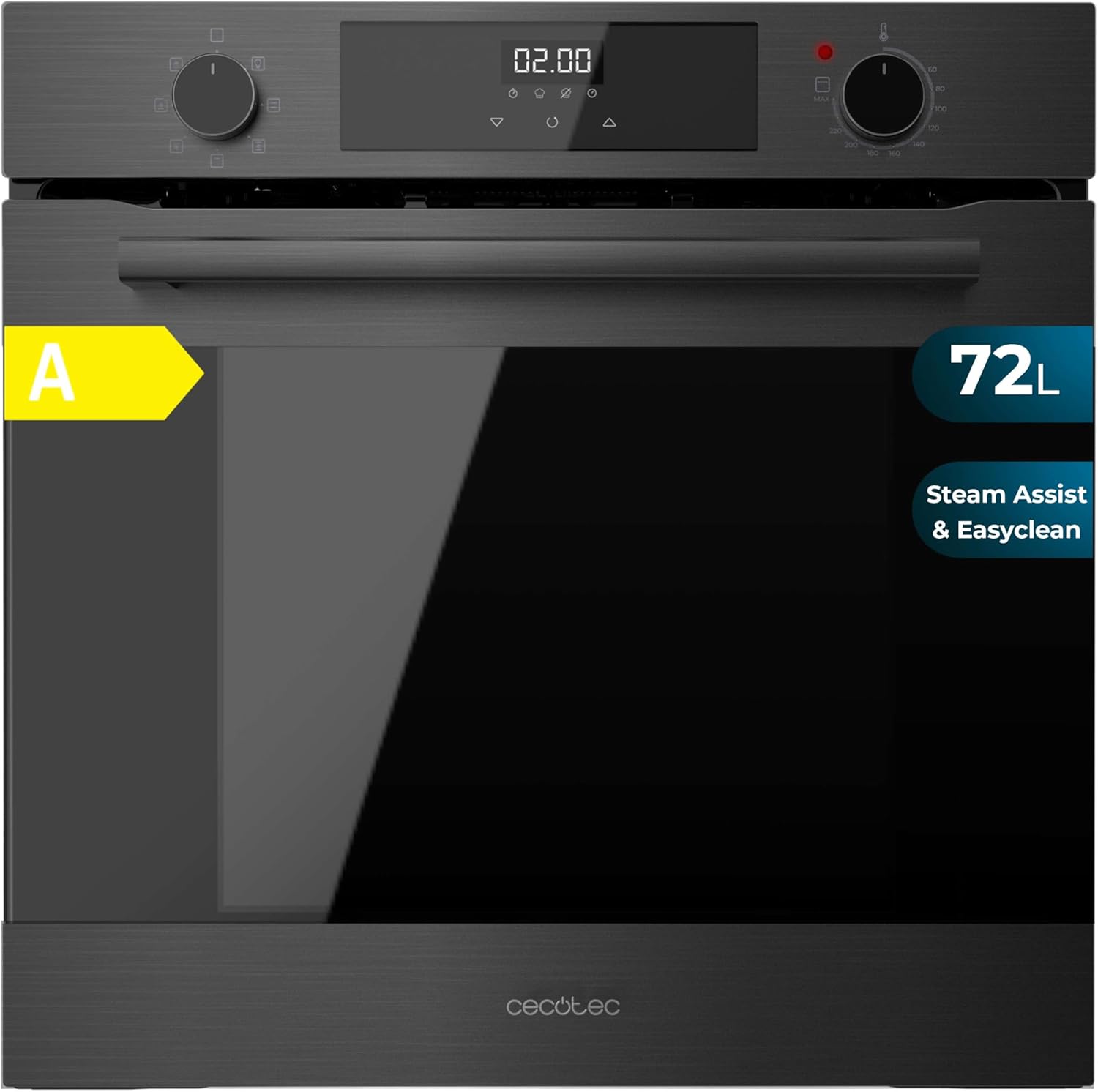 Four Multifonction Cecotec Bolero Hexa M226000 Matt A - Four 60 cm 72 L 2800 W Grill Convection Vapeur-Matiiloft