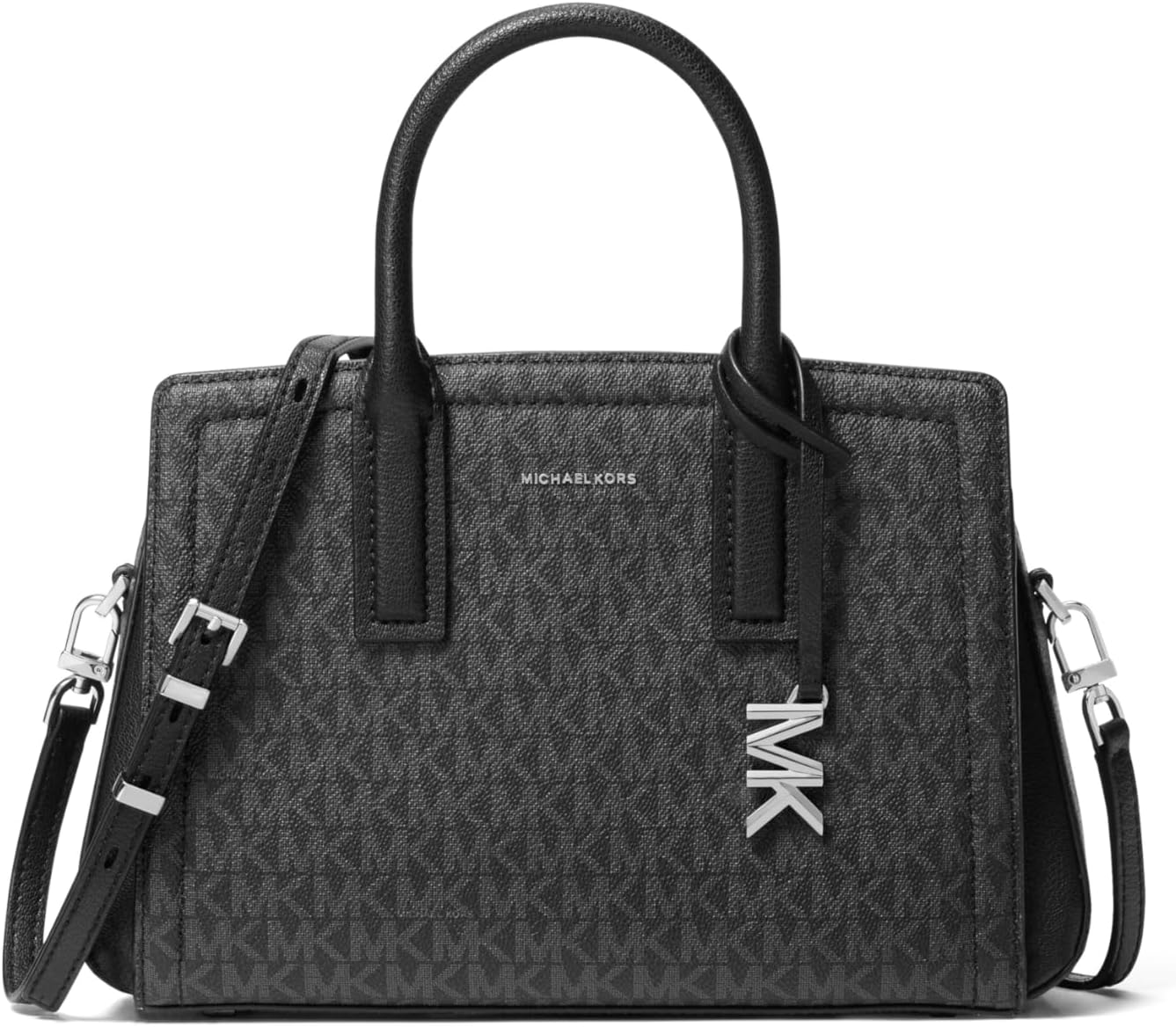 Sac à main Michael Kors 30S5S9IS1V Noir - Petit satchel femme - Fermeture éclair-Matiiloft