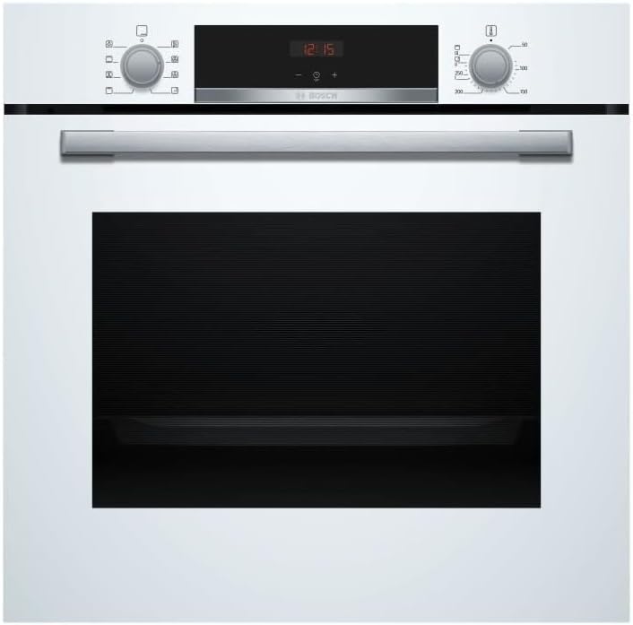 Four Encastrable Bosch Série 4 HBA553BV3F Blanc - Four Électrique Convection Grill Grande Surface Sécurité Enfant 3400 W-Matiiloft