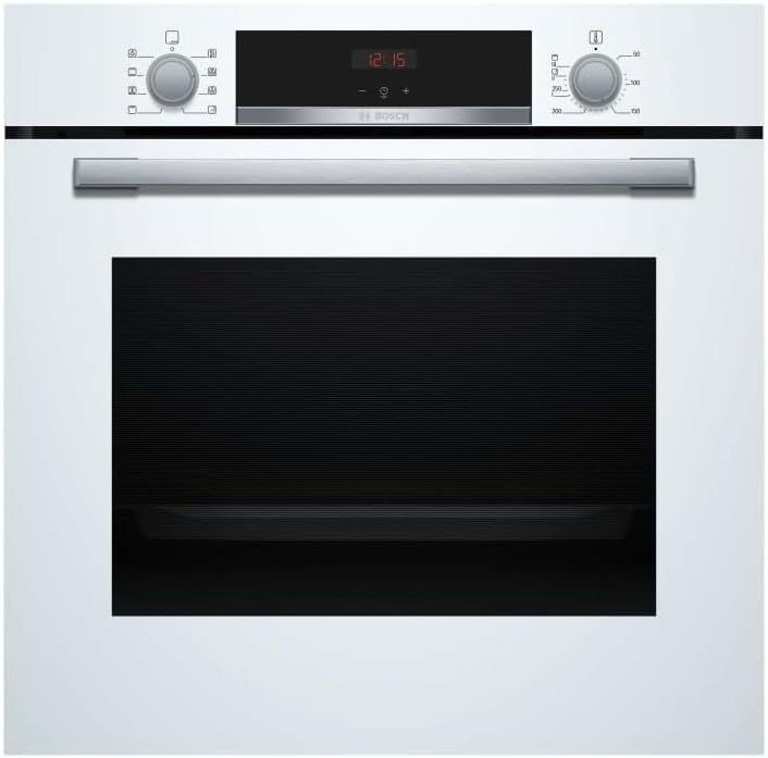 Four Encastrable Bosch Série 4 HBA553BV3F Blanc - Four Électrique Convection Grill Grande Surface Sécurité Enfant 3400 W-Matiiloft