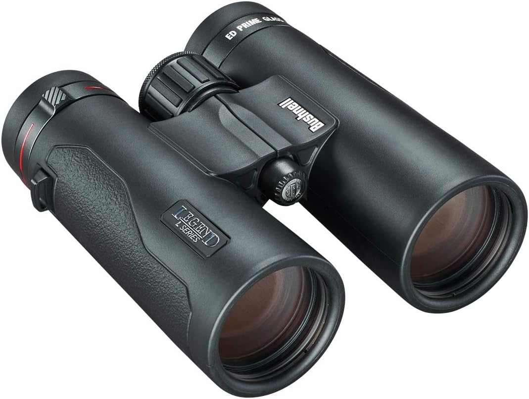 Jumelles Bushnell Legend L Series 10 par 42 - Étanches - Prisme de toit - Vision nette lumineuse - Noir-Matiiloft