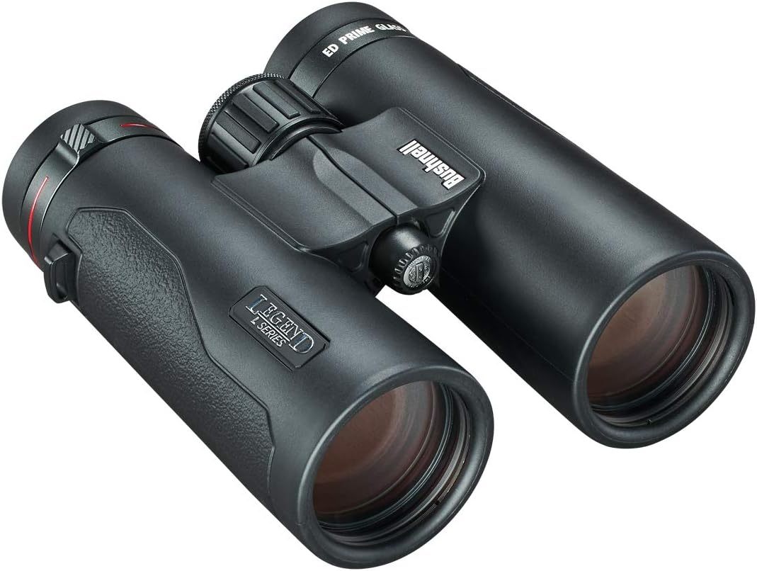 Jumelles Bushnell Legend L Series 10 par 42 - Étanches - Prisme de toit - Vision nette lumineuse - Noir-Matiiloft