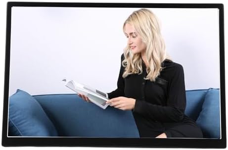 Cadre photo numérique WiFi 17 pouces - écran tactile HD 1440 par 900 - télécommande musique vidéo noir-Matiiloft